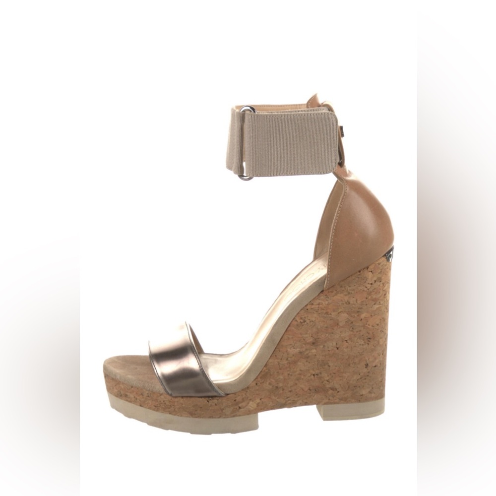 Jimmy Choo Leather Wedges (7.5)